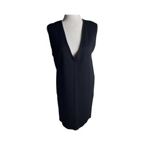 Vintage Nordstrom The Catalog Wool V-Neck Dress